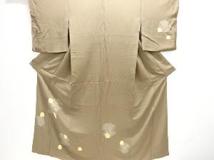 水輪に梅笹花模様訪問着